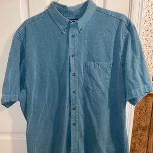 Three Rivers mens XL button up short sleeve